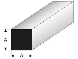 Maquett 407-58/3 ASA Quadratstab 4,5x330mm 1 Stück