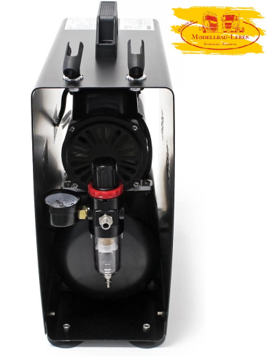 Wiltec AF186A Airbrush Kompressor AF186A Lufttank Einzylinderkompressor 4bar Abschaltautomatik