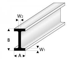 Maquett 414-57/3 ASA Doppel-T-Profil 5x10x330mm 1 Stück