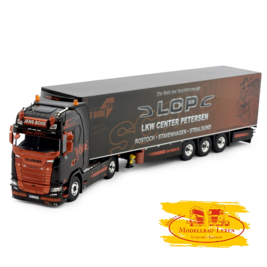 Tekno 82247 Scania Next Gen S Serie Kühlkoffer Sattelzug TSU Jens Bode - 1:50