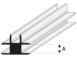 Maquett 447-53/3 ASA T-Verbindungsprofil 2x330mm 1 Stück