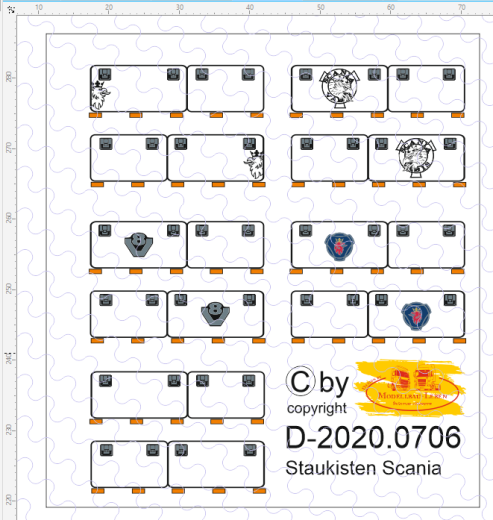 D-2020.07.006 - Decalsatz Scania Staukisten Design 1:87