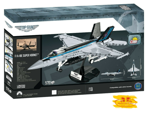 Cobi 5805 F/A-18 Super Hornet Top Gun - Bausatz 570 Teile Maßstab 1:48