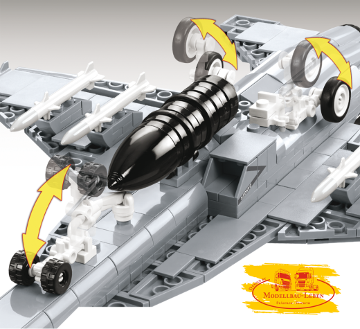 Cobi 5805 F/A-18 Super Hornet Top Gun - Bausatz 570 Teile Maßstab 1:48