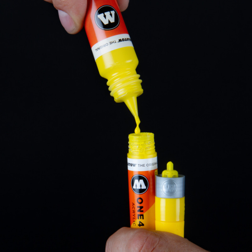 Molotow 693.013 Nachfüllflasche ONE4ALL ACRYLIC 30ml, Nr. 013, verkehrsrot