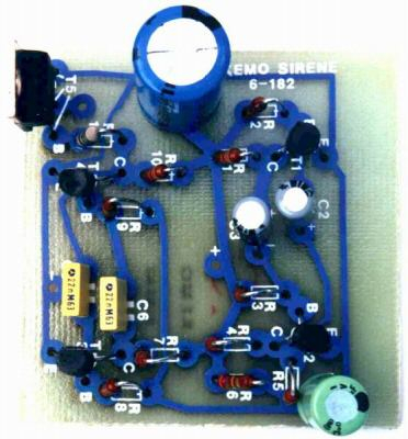 KM - B 035 FBI-Sirene 12V/DC 15W Bausatz