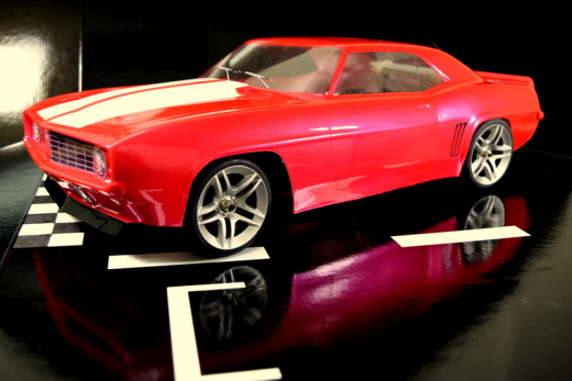 Absima 2410007 - Karosserie1:10 US Classic Body No.2 - klar, unlackiert, Abbildung zeigt Lackierbeis