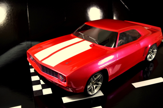 Absima 2410007 - Karosserie1:10 US Classic Body No.2 - klar, unlackiert, Abbildung zeigt Lackierbeis