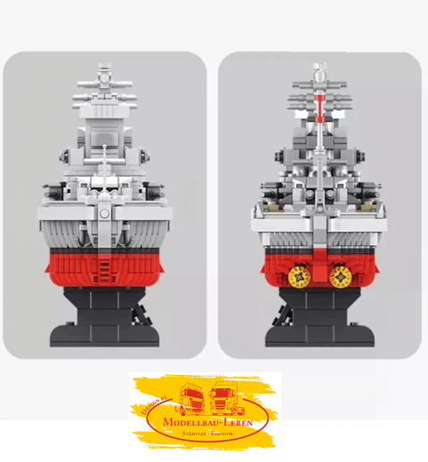 Panlos 637002 Schlachtschiff Deutsche Klasse Bausatz 1418 Teile