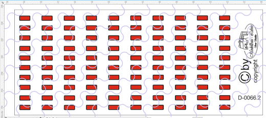 D-0066.2 Begrenzungslichter rot - Decalsatz 100 Stück 1:87