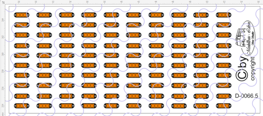 D-0066.5 Begrenzungslichter LED orange - Decalsatz 100 Stück 1:87