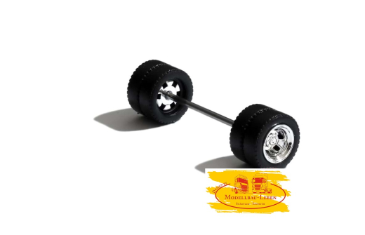 690916 A - Radsatz Jumbofelgen verchromt 1:87 1 Stück