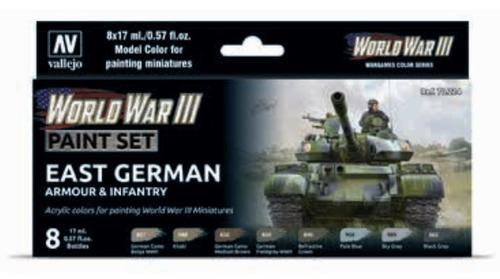 VA 70.224 Farbenset Ostdeutschland Armour and Infantery 8 Farben