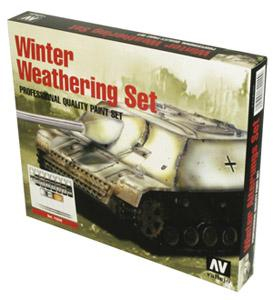 VA 72.220 Model Color Farbenset Winter Weathering Set 8 Farben 2 Wasing und Zubehör