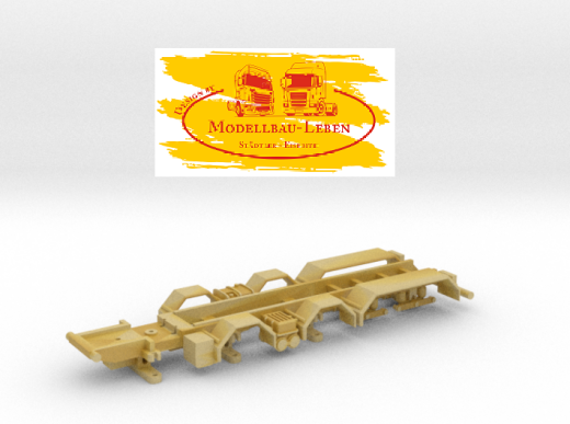 3D-9664841 - 3D Druck Modell Zugmaschinen Chassis 5achs Mercedes Benz 1:87
