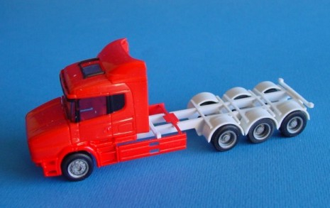 F100123 Fräsbausatz Scania 4 achs Containerchassis