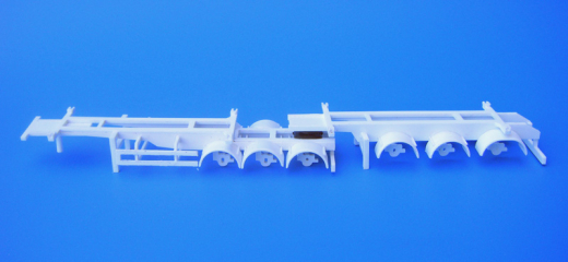 F100145 Fräsbausatz 6 achs Aufliegercombi Tankcontainer Trailer