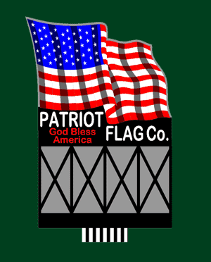 Light Works USA 9482 - Neonwerbung - Leuchtwerbung in 1:87 Patriot Flag