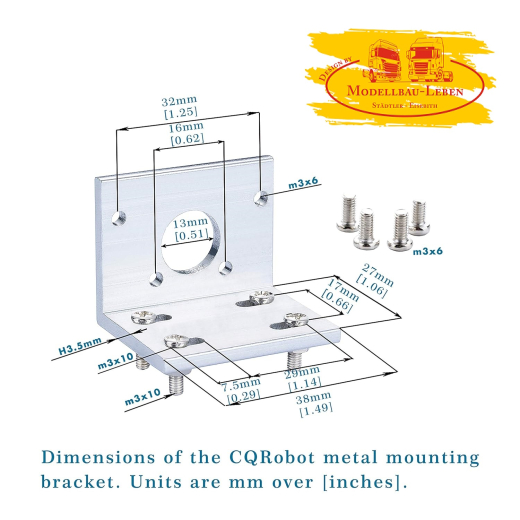 CQRobot Ocean: 6.25:1 Metal DC Geared-Down Motor