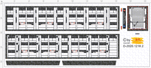 D-2020.1216.2 Tiertransporter Viehtransport Decal für Auflieger - 1:87