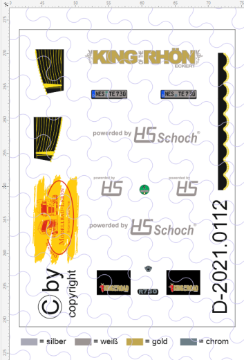 D-2021.0112 - Decalsatz Scania King of the Rhön von Thorsten Eckert 1:87