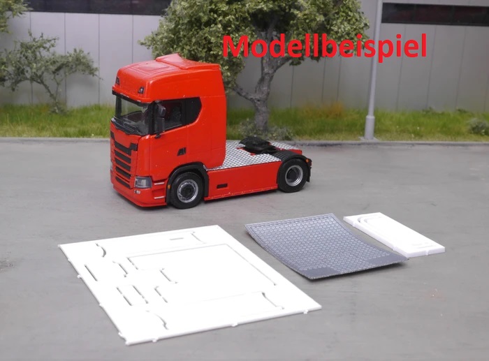 EM627 Bausatz für Chassis Vollverkleidung Scania 4x2 tief mit Riffelblech