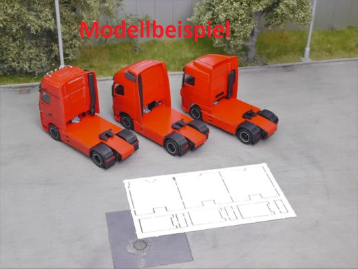 EM621 3x Bausatz Chassis Verkleidung Auflage passend für MB/Volvo/DAF