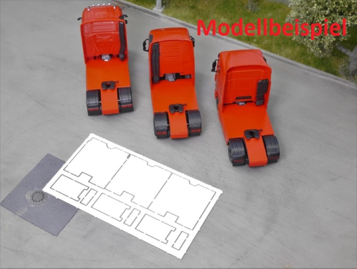 EM621 3x Bausatz Chassis Verkleidung Auflage passend für MB/Volvo/DAF