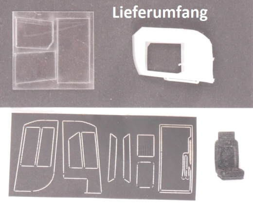 EM106 Bausatz für eine Kran Kabine für Holz Kräne 1:87