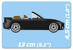Cobi 1803 Action Town Sports Car Convertible 109 Teile, 1 Figur