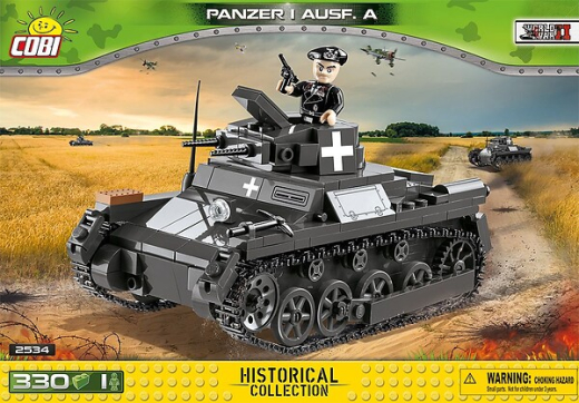 Cobi 2534 Small Army Panzerkampfwagen I Ausf A (1939), 330 Teile + 1 Figur