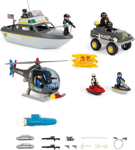 Playmobil 9043 City Action - Großer Polizei Spezialeinsatz Super Set NEU & OVP 114 Teile