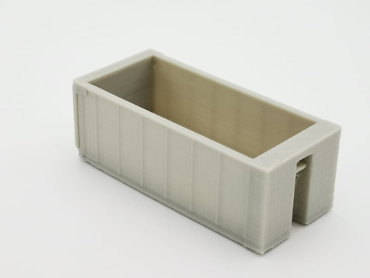PMM 003 - 3D PLA Druck Abrollmulde mit integriertem Haken hoch - 1 Stück 1:87