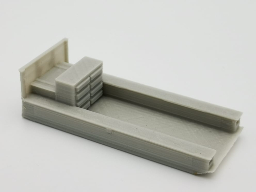 PMM 010 - 3D PLA Druck Abrollflat mit Serviceaufbau - 1 Stück 1:87