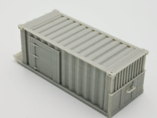 PMM 017 - 3D PLA Druck Abrollbehälter mit Container - 1 Stück 1:87