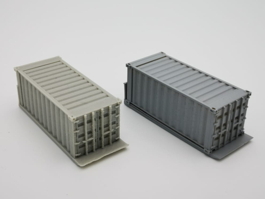 PMM 017 - 3D PLA Druck Abrollbehälter mit Container - 1 Stück 1:87