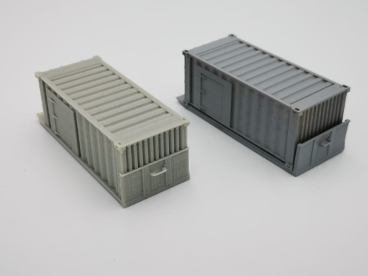PMM 017 - 3D PLA Druck Abrollbehälter mit Container - 1 Stück 1:87