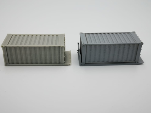 PMM 017 - 3D PLA Druck Abrollbehälter mit Container - 1 Stück 1:87