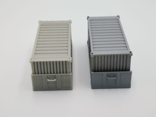 PMM 017 - 3D PLA Druck Abrollbehälter mit Container - 1 Stück 1:87
