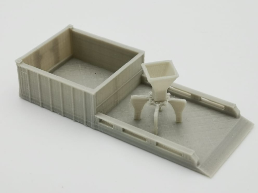 PMM 021 - 3D PLA Druck Abrollbehälter Sandsackfüllanlage - 1 Stück 1:87