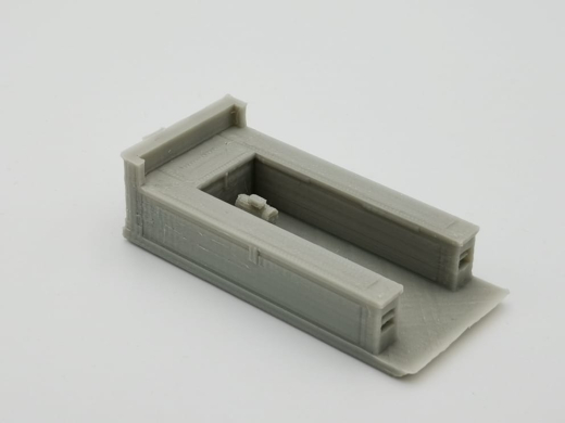 PMM 023 - 3D PLA Druck Abrollbehälter mit Serviceaufbau klein - 1 Stück 1:87