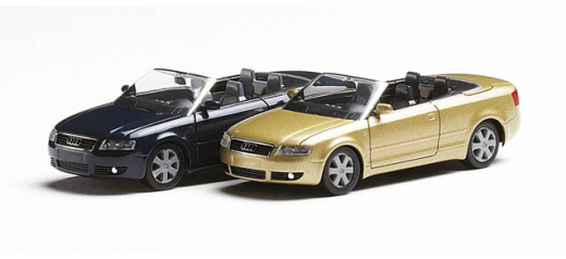 Herpa 023061 Audi A4® Cabrio blau metallic