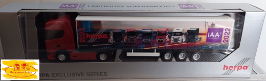 Herpa 951470 Scania CS 20 Gardinenplanen-Sattelzug IAA 2022