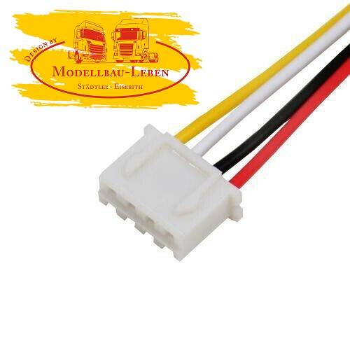 AB50500 4 Pol. XH Kupplung Kabel 3S Lipo Balancerkabel Buchsen Stecker