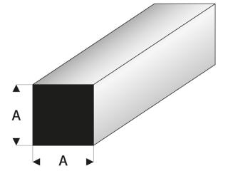 Maquett 407-51-3 ASA Quadratstab 1x330 mm, 5 Stück