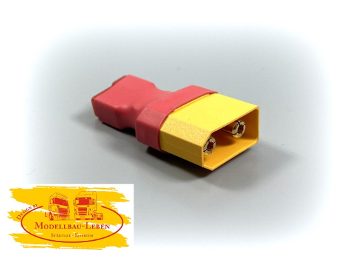 Absima 3040042 - Adapter T-Plug Buchse - XT90 Stecker
