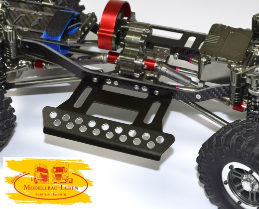 Absima 2320057 - Zubehör Aluminium Trittbrett für Crawler schwarz 2 Stück