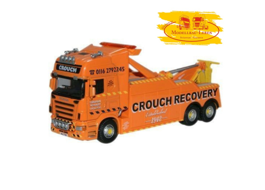 Oxford SCA02REC Scania Topline Wrecker Croch Recovery  1:76 in PC Vitrine