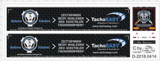 D-2018.0414 - Decalsatz AST Andreas Schubert Auflieger Easy Tacho 1:87