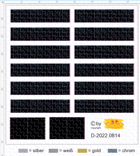 D-2022.0814 Decals Solar Anlagen Panelee - 12 + 2 Stück 1:87